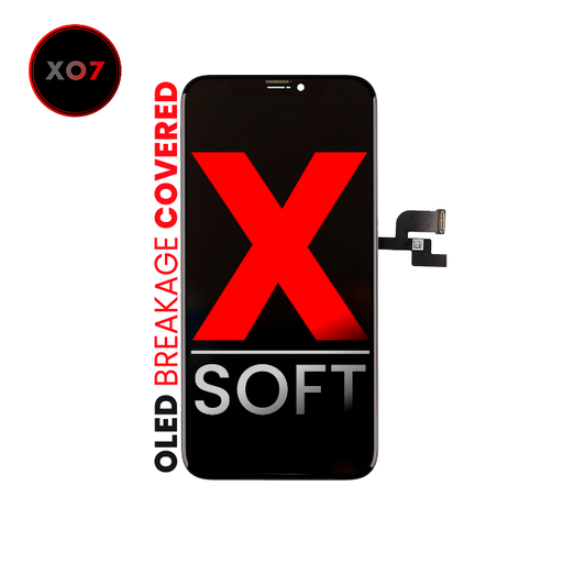 [107082002109] Bloc écran OLED compatible iPhone X - XO7 - Soft