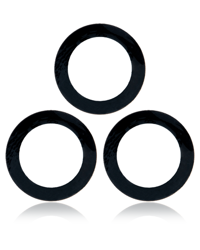 Lot de 10 lentilles caméra arrière - verre seul avec adhésif pour SAMSUNG S21 5G - S21 Plus 5G - 3 pièces par lot
