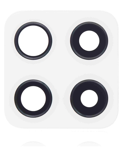 Lot de 10 lentilles caméra arrière - Verre seul avec adhésif - pour SAMSUNG A42 5G - A426 2020 - Prism Dot White