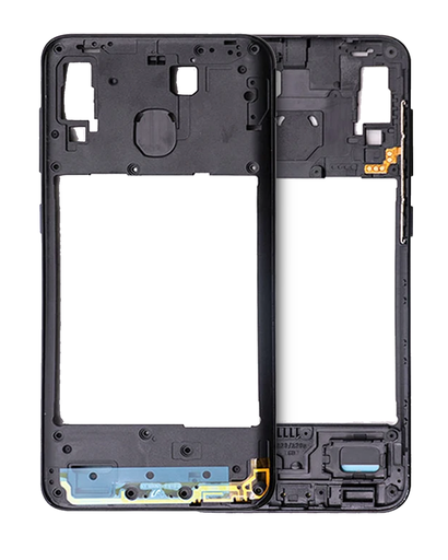 Châssis intermédiaire pour SAMSUNG A20 - A205 2019 - Version US - Noir