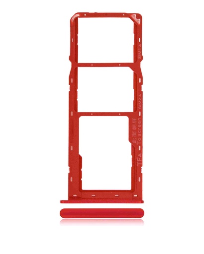 Tiroir Double SIM pour SAMSUNG A10s - A107 2019 et A20s - A207 2019 - Rouge