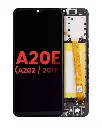 Bloc écran LCD avec châssis pour SAMSUNG A20e - A202 - Aftermarket Plus - Toutes couleurs