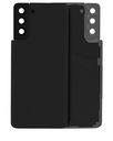 Vitre arrière avec lentille caméra pour SAMSUNG S21 Plus - Sans Logo - Aftermarket Plus - Phantom Black