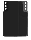 Vitre arrière avec lentille caméra compatible Samsung Galaxy S21 Plus - Sans Logo - Aftermarket Plus - Phantom Black