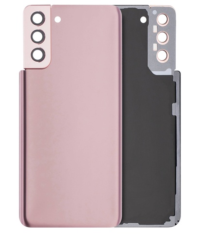 Vitre arrière avec lentille caméra pour SAMSUNG S21 Plus - Sans Logo - Aftermarket Plus - Phantom Gold