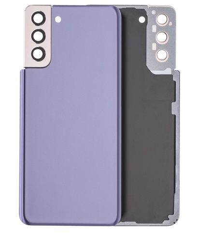 [107082086726] Vitre arrière avec lentille caméra compatible SAMSUNG S21 Plus - Sans Logo - Aftermarket Plus - Phantom Violet