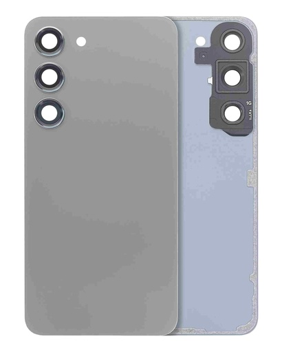 Vitre arrière avec lentille caméra pour SAMSUNG S23 5G - Sans logo - Aftermarket Plus - Vert