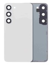 Vitre arrière avec lentille caméra pour SAMSUNG S23 5G - Sans logo - Aftermarket Plus - Crème