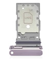 Tiroir Double SIM pour SAMSUNG S23 5G et S23 Plus 5G - Lavande