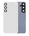 Vitre arrière avec lentille caméra pour SAMSUNG S23 Plus 5G - Sans logo - Aftermarket Plus - Crème
