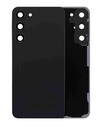 Vitre arrière avec lentille caméra pour SAMSUNG S23 Plus 5G - Sans logo - Aftermarket Plus - Phantom Black