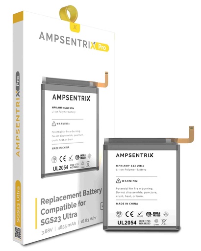Batterie pour SAMSUNG S23 Ultra - AmpSentrix Pro