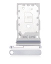 Tiroir SIM double compatible Samsung Galaxy S22 Ultra - Blanc