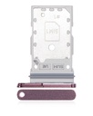 Tiroir Double SIM pour SAMSUNG S22 Ultra - Bordeaux