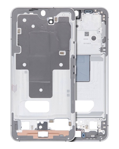 Châssis central pour SAMSUNG S22 5G - Version Internationale - Blanc