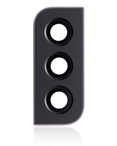 [107082079327] Lentille caméra arrière avec anneau compatible SAMSUNG S22 - S22 Plus - Phantom Black