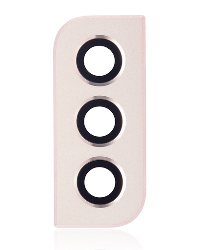 Lentille caméra arrière avec anneau pour SAMSUNG S22 et S22 Plus - Or Rose