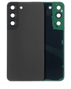 Vitre arrière avec lentille caméra pour SAMSUNG S22 5G - Sans Logo - Aftermarket Plus - Graphite