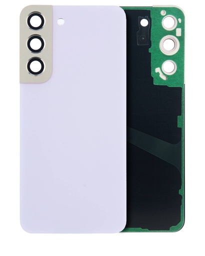 Vitre arrière avec lentille caméra pour SAMSUNG S22 5G - Sans Logo - Aftermarket Plus - Violet