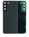 Vitre arrière avec lentille caméra pour SAMSUNG S22 Plus 5G - Sans Logo - Aftermarket Plus - Phantom Black