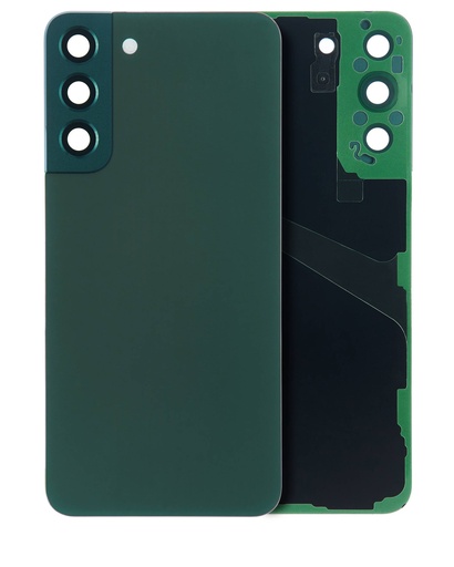 Vitre arrière avec lentille caméra pour SAMSUNG S22 Plus 5G - Sans Logo - Aftermarket Plus - Vert