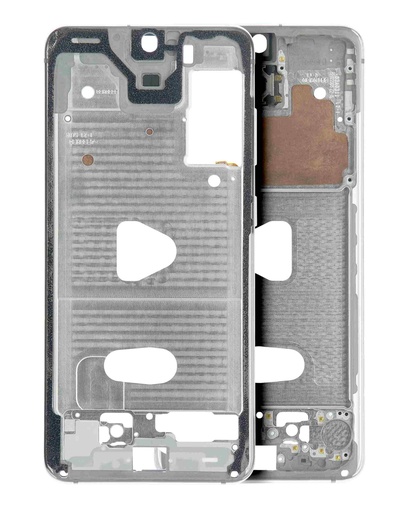 [107082073740] Châssis central compatible SAMSUNG S20 - Blanc Nuage