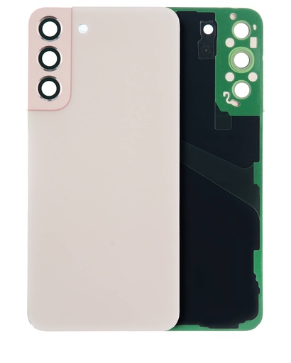 Vitre arrière avec lentille caméra pour SAMSUNG S22 Plus 5G - Sans Logo - Aftermarket Plus - Pink Gold
