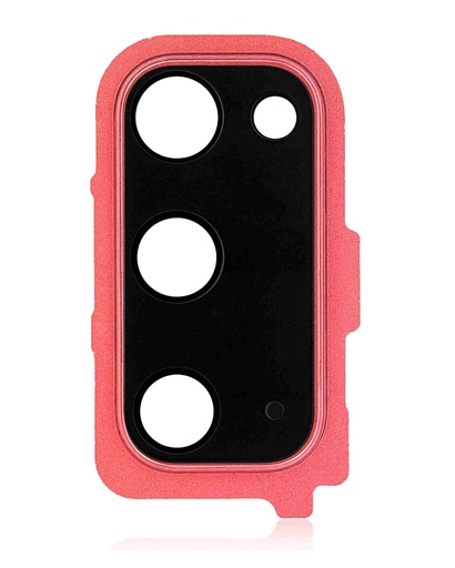 Lentille caméra arrière avec anneau pour SAMSUNG S20 et S20 5G - Rouge