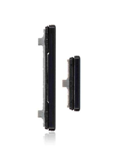 [107082073960] Boutons Power et volume compatibles SAMSUNG S20 et S20 Plus - Noir Cosmique