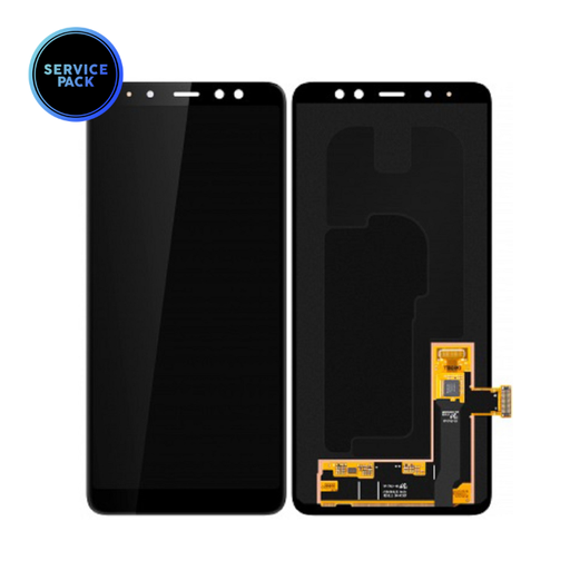 [GH97-21534A] Bloc écran OLED pour SAMSUNG A8 Plus 2018 - A730F - SERVICE PACK - Noir