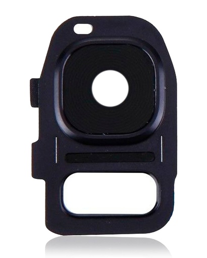 Lentille caméra arrière pour SAMSUNG S7 - S7 Edge - Noir