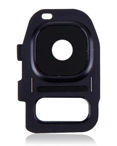 [107082010820] Lentille caméra arrière compatible Samsung Galaxy S7 - S7 Edge - Noir