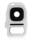 Lentille caméra arrière pour SAMSUNG S7 - S7 Edge - Argent