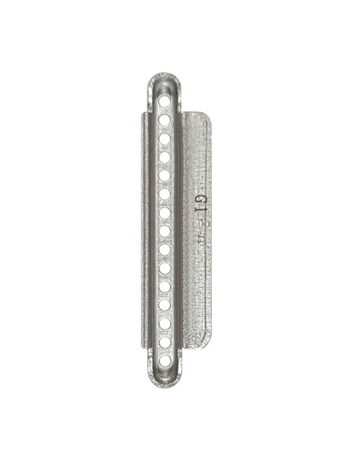 Lot de 10 grilles anti-poussière écouteur interne pour SAMSUNG S7 - S7 Edge - Argent Titane