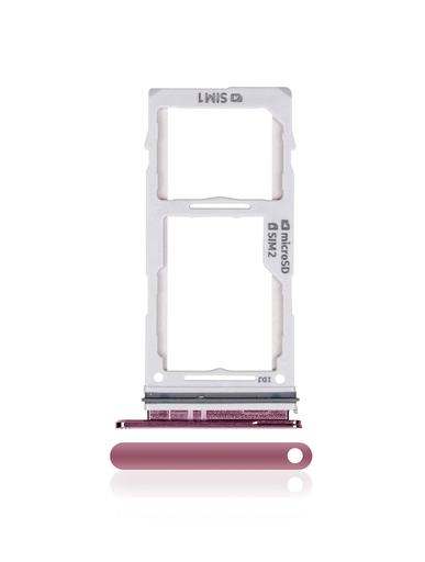 Tiroir Double SIM pour SAMSUNG S10 - S10 Plus - S10E - Flamingo Pink