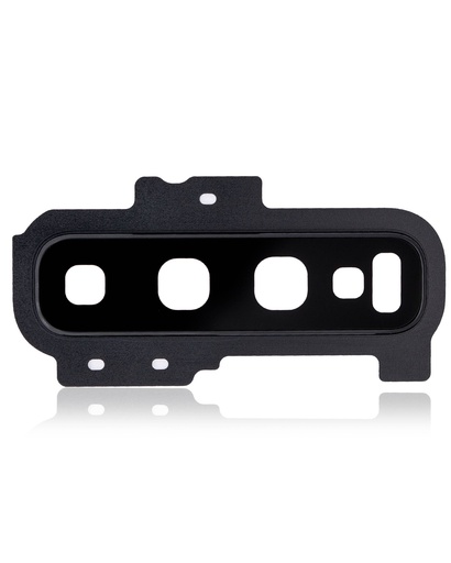 Lentille caméra arrière avec anneau pour SAMSUNG S10 Plus - Noir