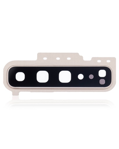 Lentille caméra arrière avec anneau pour SAMSUNG S10 5G - Royal Gold