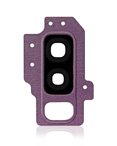 Lentille caméra arrière avec support compatible SAMSUNG S9 Plus - Purple