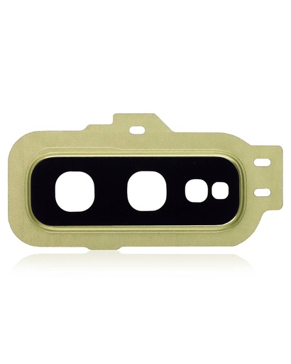 [107082020323] Lentille caméra arrière avec anneau compatible SAMSUNG S10E - Jaune Canard