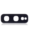 Lot de 10 lentilles caméra arrière - verre seul avec adhésif pour SAMSUNG S10E - Prism Black