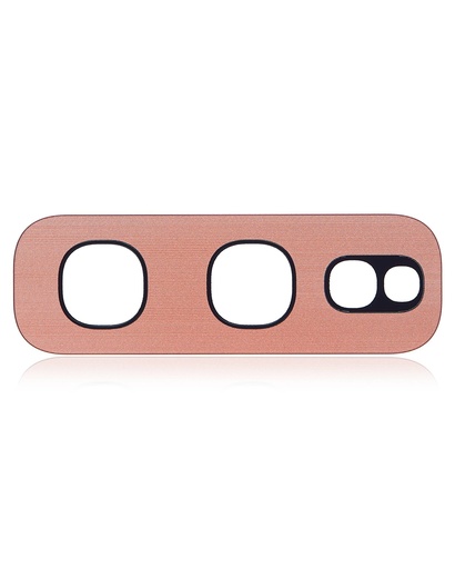 Lot de 10 lentilles caméra arrière - verre seul avec adhésif pour SAMSUNG S10E - Flamingo Pink