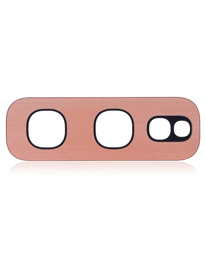 [107082020372] Lot de 10 lentilles caméra arrière - verre seul avec adhésif compatibles SAMSUNG S10E - Flamingo Pink