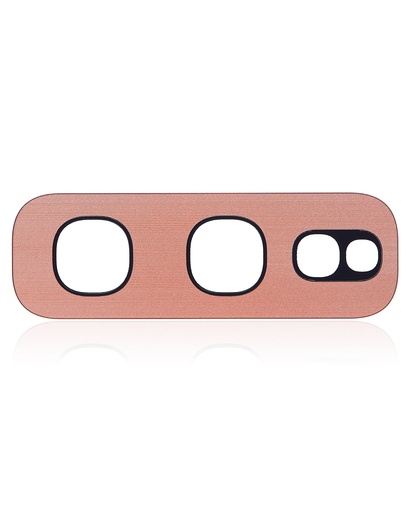 [107082105560] Lentille caméra arrière - verre seul avec adhésif compatible SAMSUNG S10E - Flamingo Pink