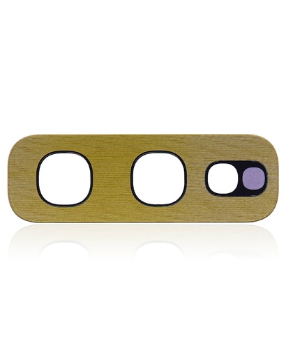 Lentille caméra arrière - verre seul avec adhésif pour SAMSUNG S10E - Jaune