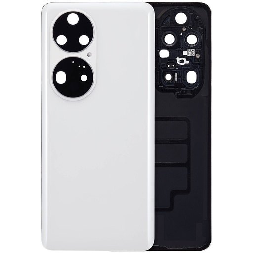 Vitre arrière avec lentille caméra pour HUAWEI P50 Pro - Pearl White