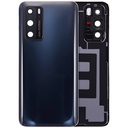 Vitre arrière avec lentille caméra compatible Huawei P40 - Noir