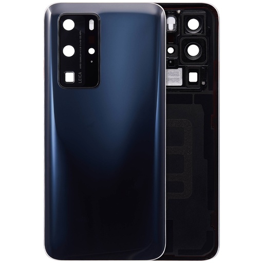 Vitre arrière avec lentille caméra pour HUAWEI P40 Pro - Noir