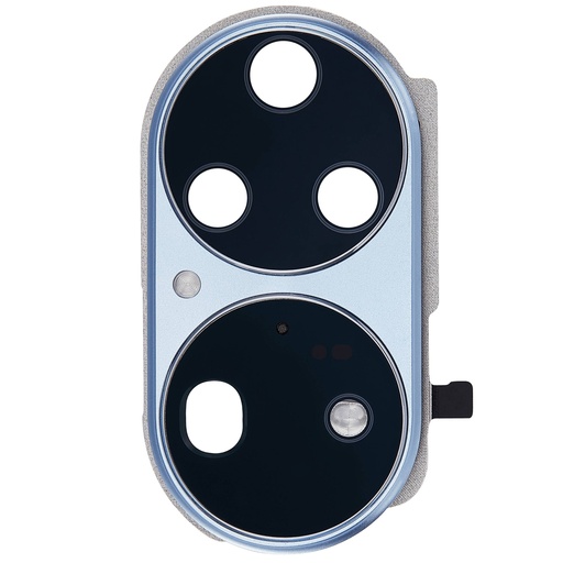 [107085008982] Lentille caméra arrière avec support compatible Huawei P50 Pro - Blue