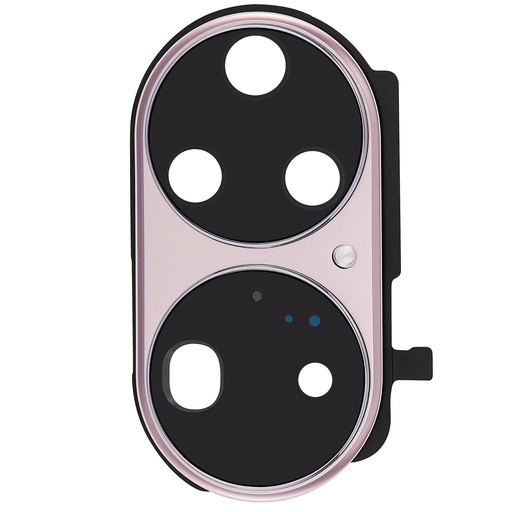 Lentille caméra arrière avec support pour HUAWEI P50 Pro - Rose Pale