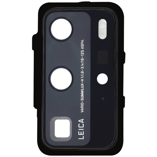 Lentille caméra arrière avec support pour HUAWEI P40 Pro - Noir